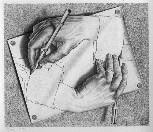 Escher - Drawing Hands