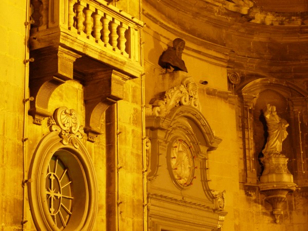 Detaliu - biserică din Valletta, Malta