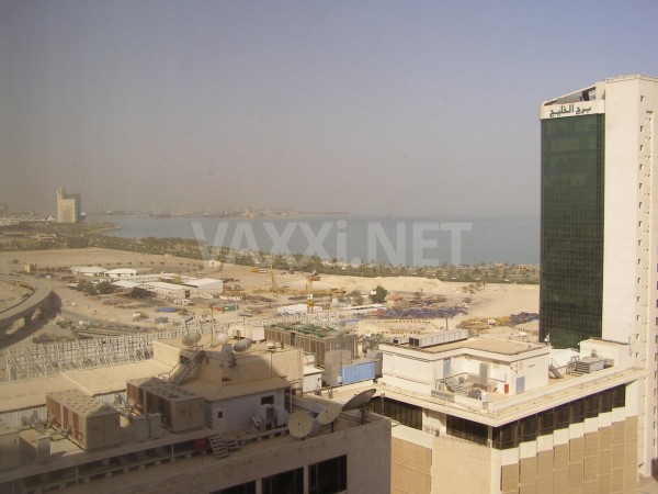 Vedere de la geam din Kuwait