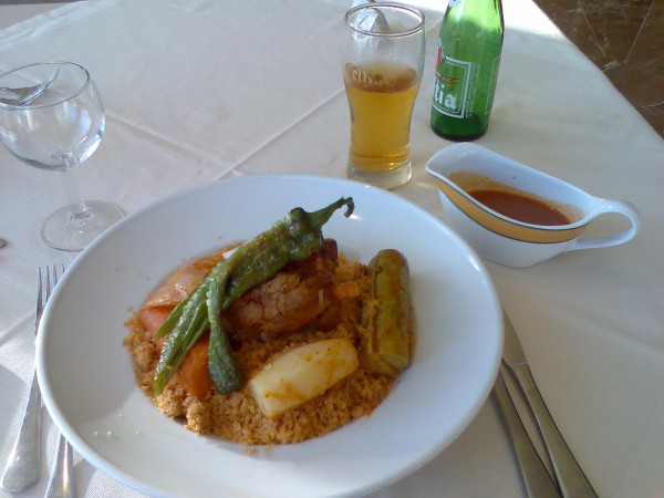 couscous cu miel si bere celtia in tunis