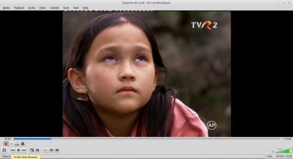 TVR 2 DVB-T în VLC